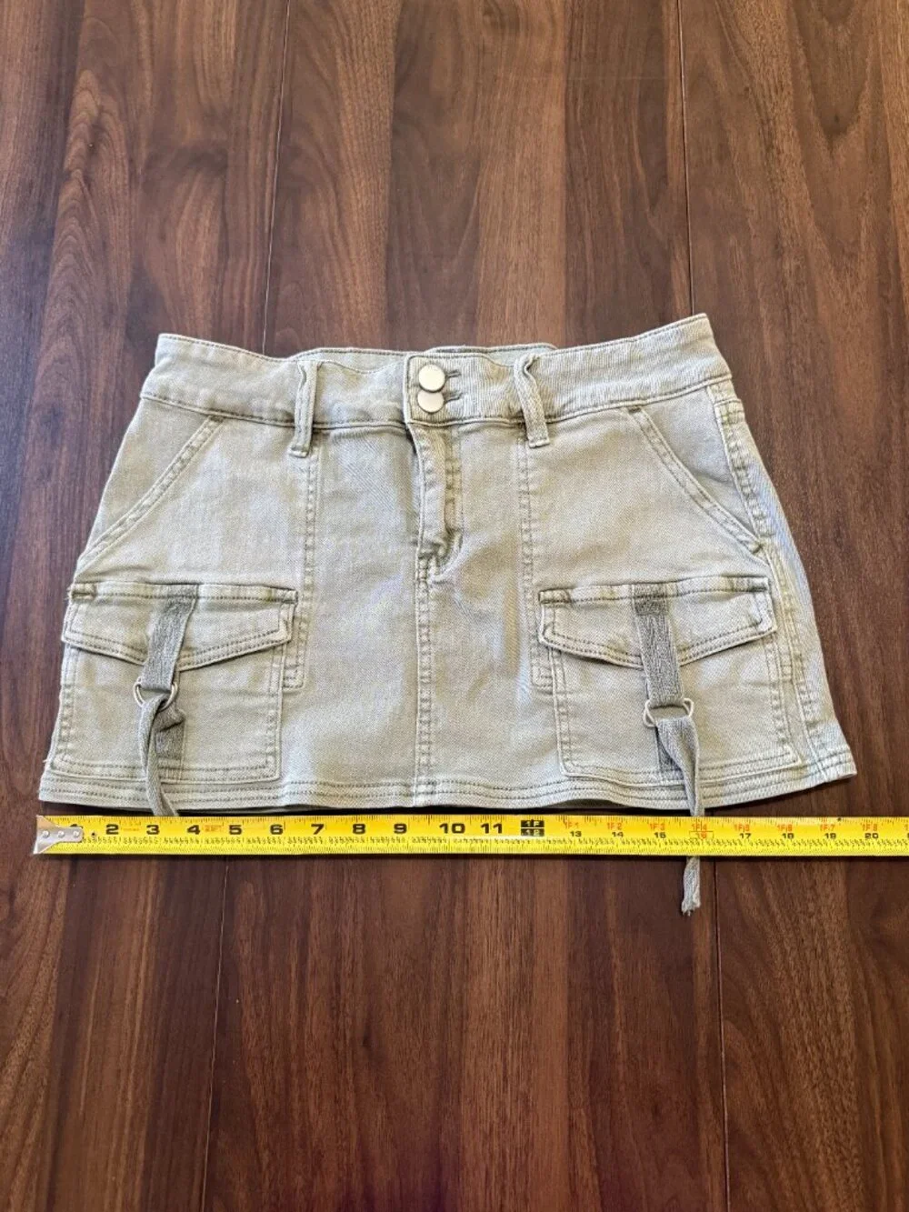 PTCL | Ethical Clothing Women's Mini Cargo Skirt 29 - Picture 10 of 11